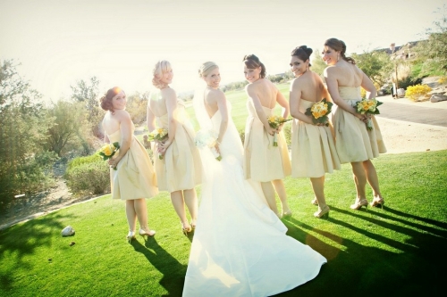 Yellow Bridesmaids dresses jessica-hein-2