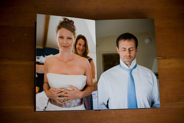 Bride and Groom getting ready album FMN book 3