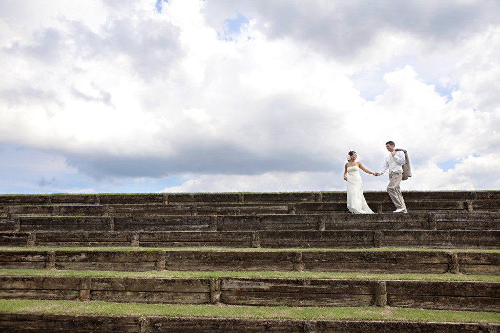 Bride and groom in front of sky, TPC at Eagle Tree, Weston Florida, Ashley & Sam Brockinton photography, ME Productions _MG_0032 copy