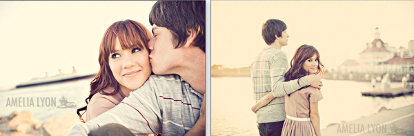Engagement photoshoot at boardwalk ND