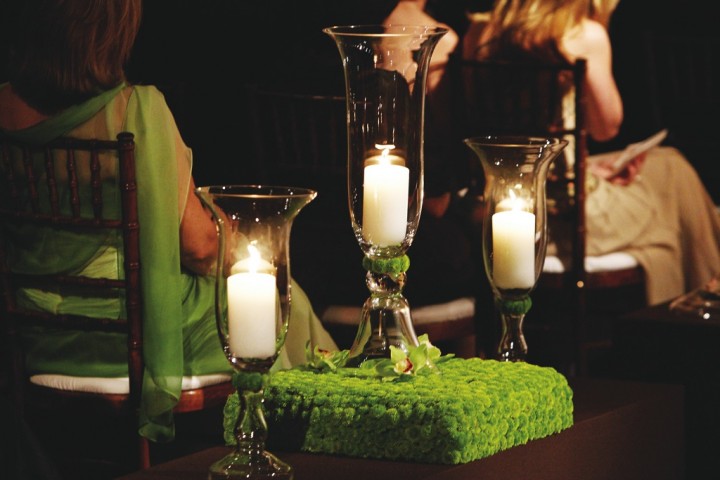 green flowers with candles DanlAdm_0393