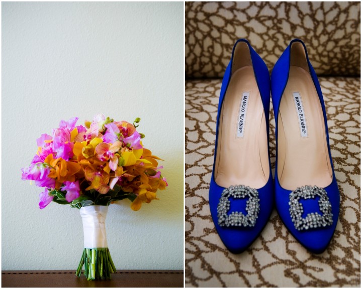 Vibrant Shoes and Flowers, Sand Pearl Resort, Clearwater Florida, Garrett Nudd Photography GN wedding1
