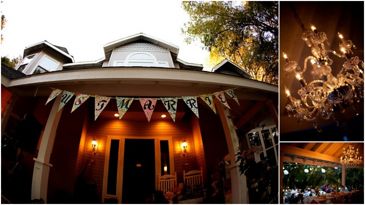 Just married sign and reception tables, Templeton California, Shanni Weilert Just married sign and reception tables