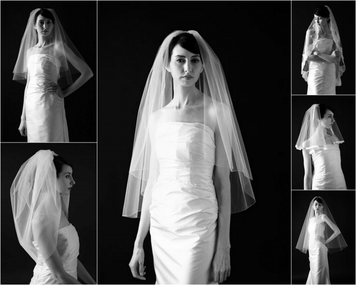 medium length veils medium length