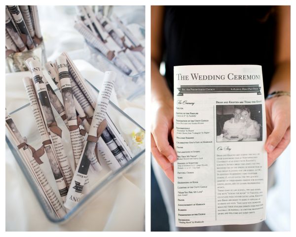 Citrus and Ivory Ballroom Wedding