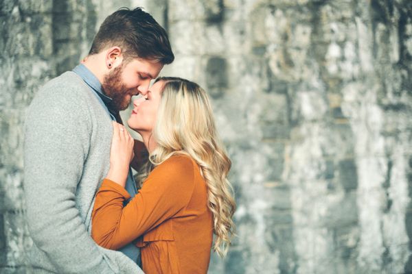 Central Park Proposal, brown hat, mustard yellow sweater, polka dot skirt
