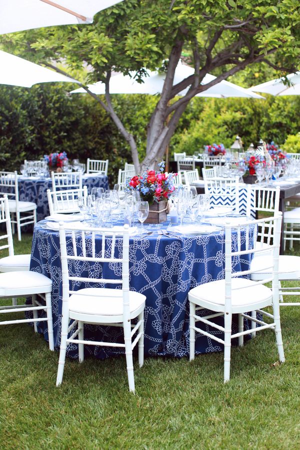 nautical baby shower decorations