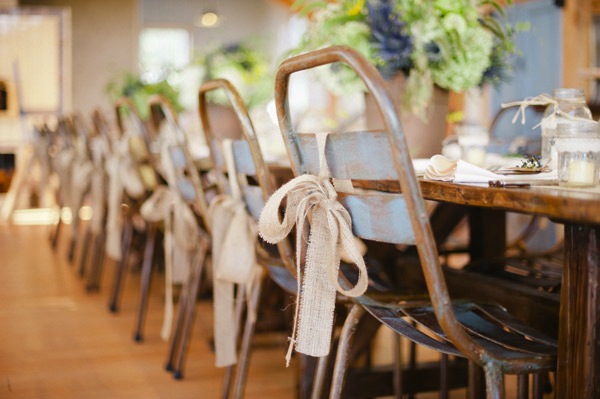 military wedding, pippin hill farms, rustic, farm wedding, burlap chair decor, rustic chairs, wood tables