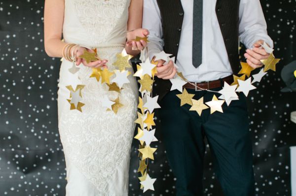 star wedding garland