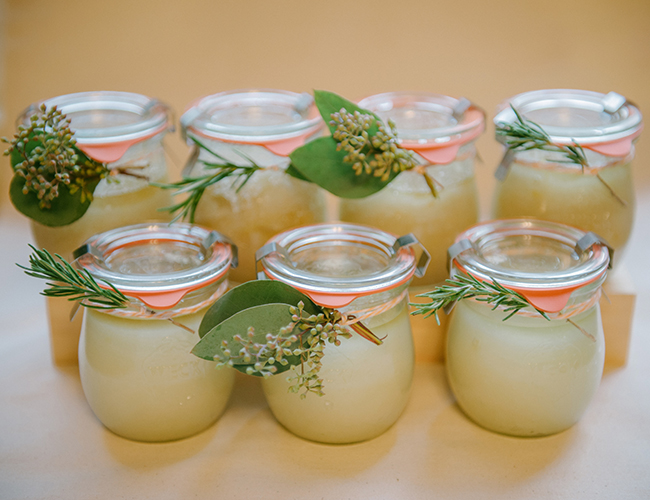 DIY Wedding Favor: Herb Infused Salt Scrub