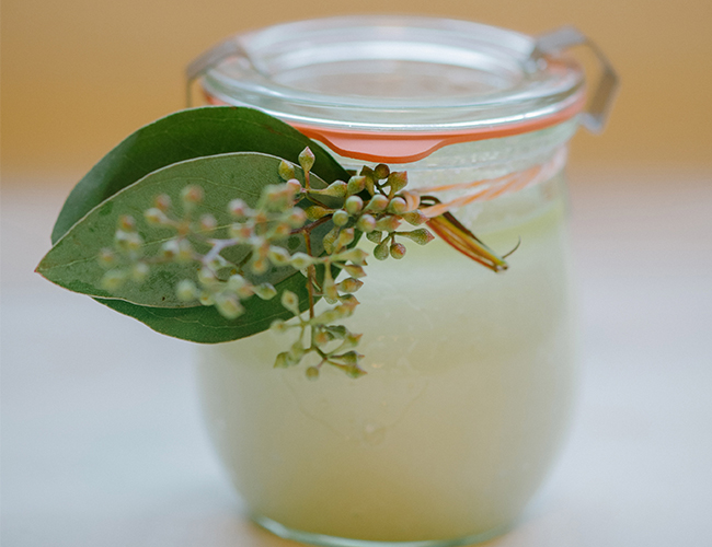 DIY Wedding Favor: Herb Infused Salt Scrub