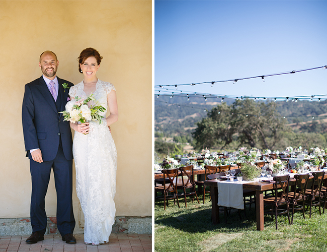 Farmer's Market Vineyard Wedding