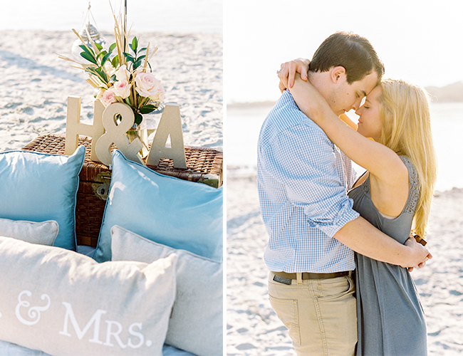 Romantic Beach Proposal