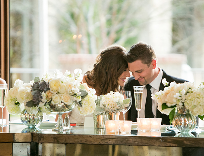 White and Silver Wedding