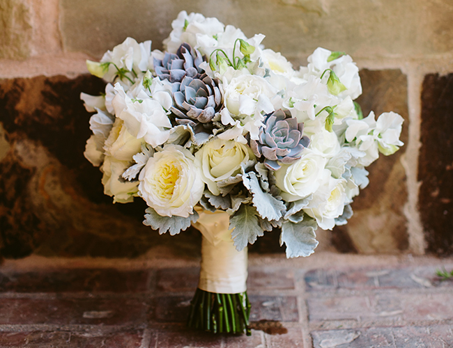 White and Silver Wedding