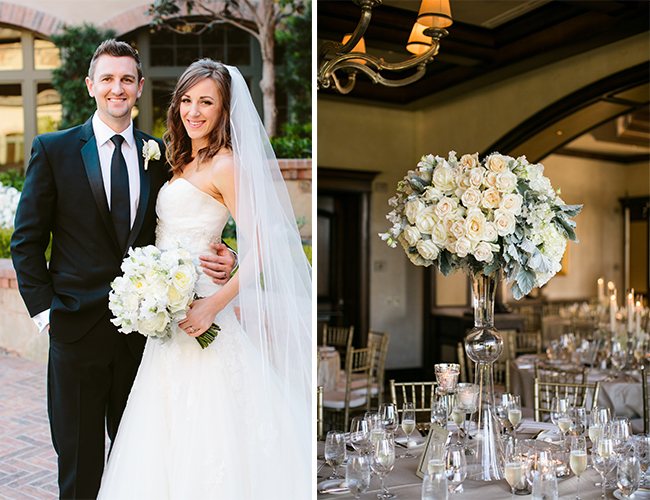 White and Silver Wedding