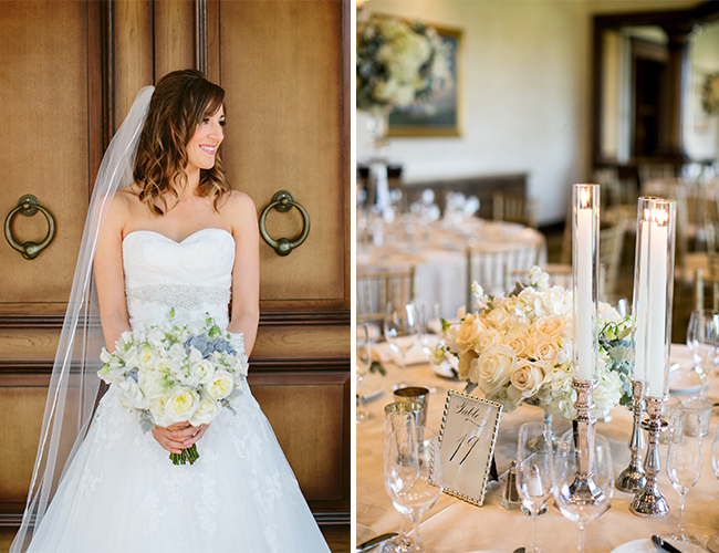 White and Silver Wedding