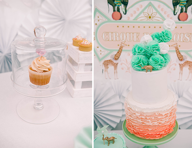 Vintage Peach and Mint Circus Party