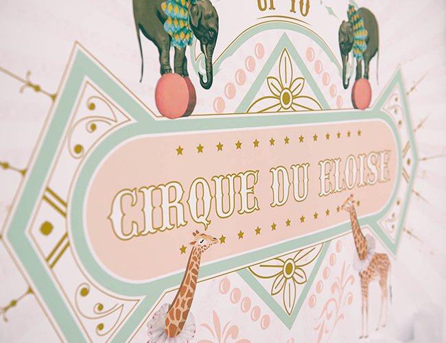 Vintage Peach and Mint Circus Party