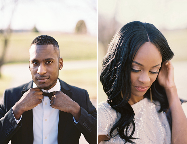 Black Tie Engagement Photos