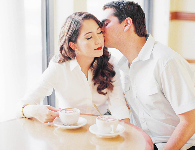 Retro Cafe Engagement