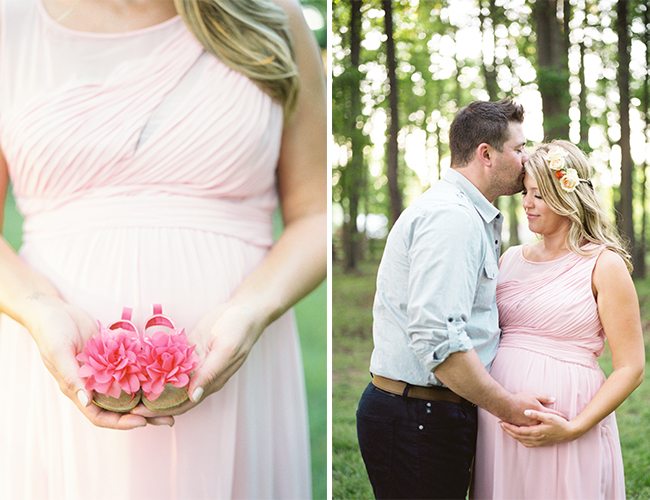 Pretty in Pink Maternity Photos