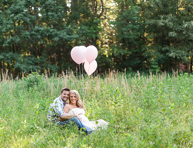 Pretty in Pink Maternity Photos