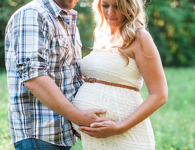 Pretty in Pink Maternity Photos