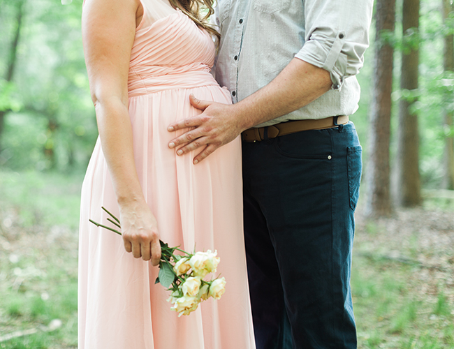 Pretty in Pink Maternity Photos