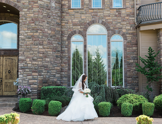 Purple and White Estate Wedding - Wedding Blog