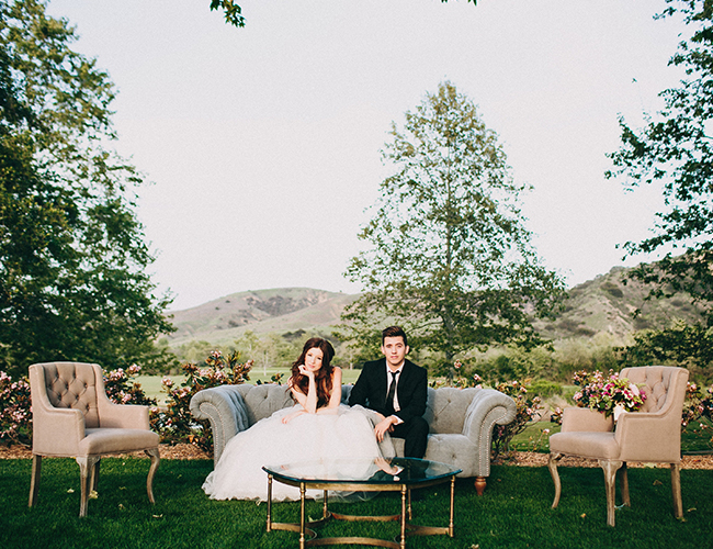 Vintage Garden Wedding Inspiration - Wedding Blog