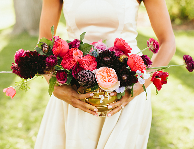 Red and Burgundy Glam Wedding Inspiration - Wedding Blog