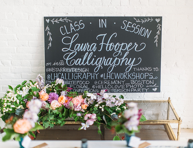 Boston Calligraphy Workshop from Laura Hooper - Lifestyle Blog