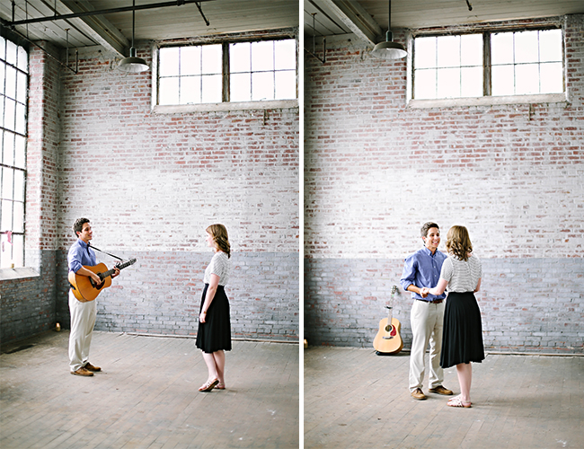 Downtown Loft Proposal - Wedding Blog