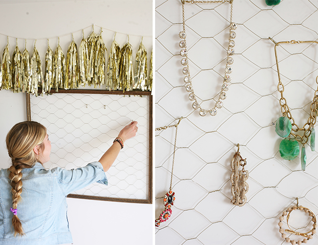 DIY Jewelry Organizer - Style Blog