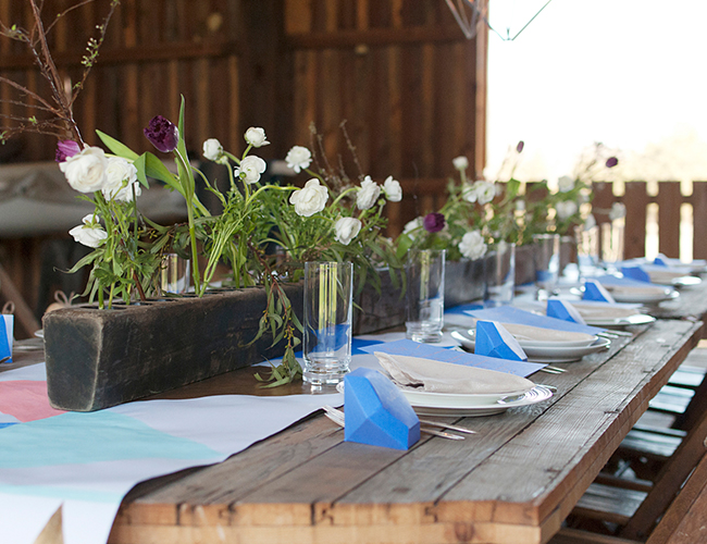 Geometric Barn Wedding Inspiration - Lifestyle Blog