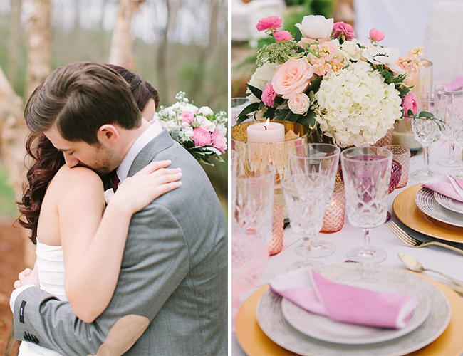 Pink and White Winter Wedding - Wedding Blog