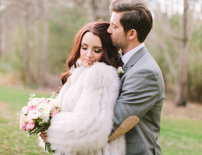 Pink and White Winter Wedding - Wedding Blog