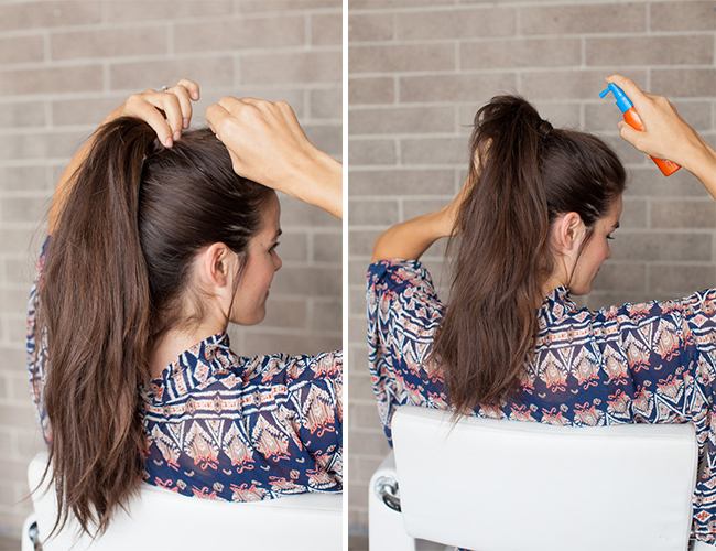 Hair DIY: Double Ponytail - Style Blog