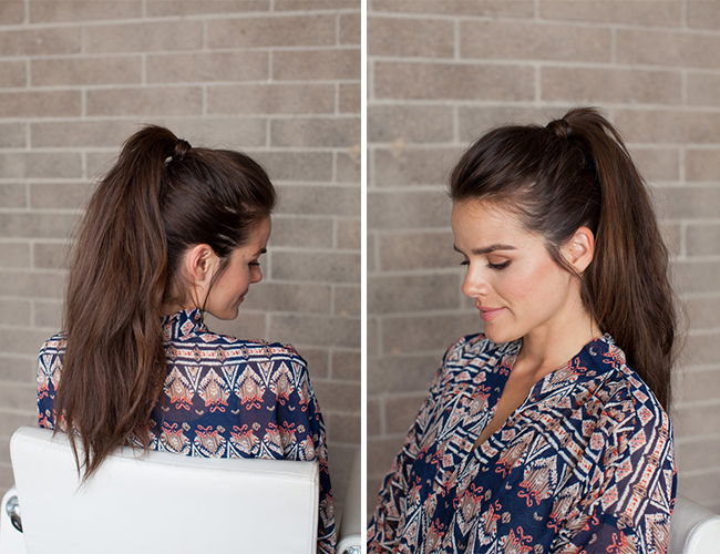 Hair DIY: Double Ponytail - Style Blog