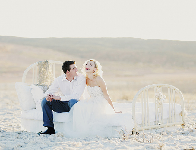 Vintage Beach Wedding Inspiration - Wedding Blog