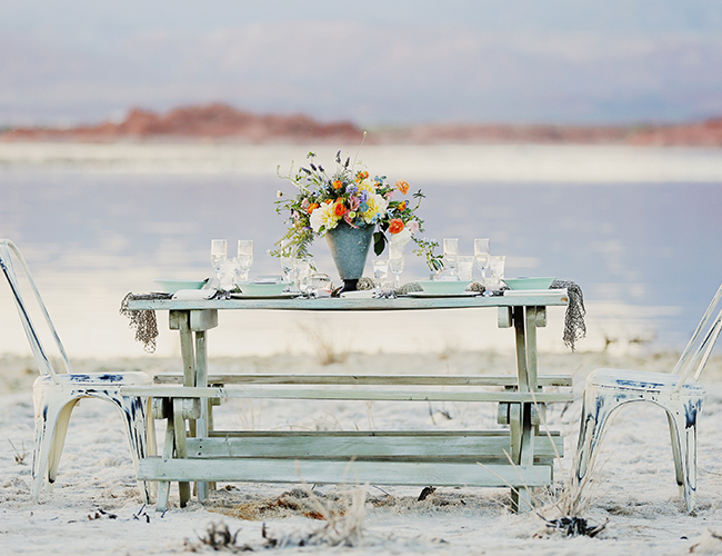 Vintage Beach Wedding Inspiration - Wedding Blog