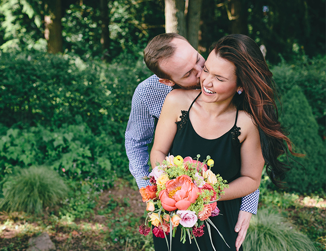 Colorful and Playful Portland Engagement - Wedding Blog