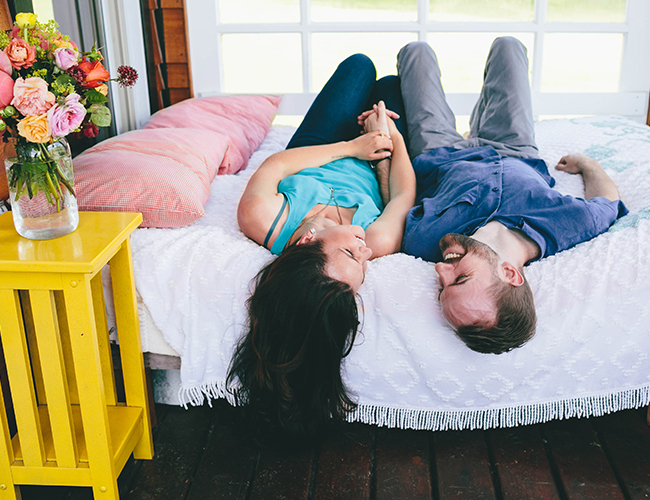 Colorful and Playful Portland Engagement - Wedding Blog