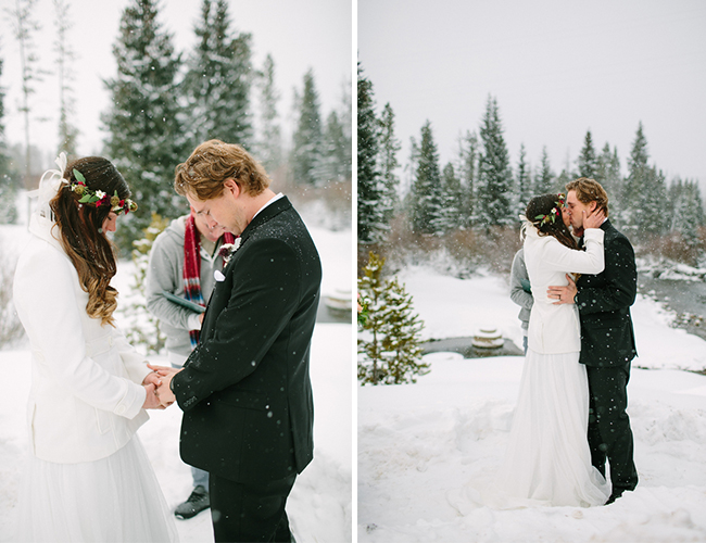 Snowy Winter Elopement