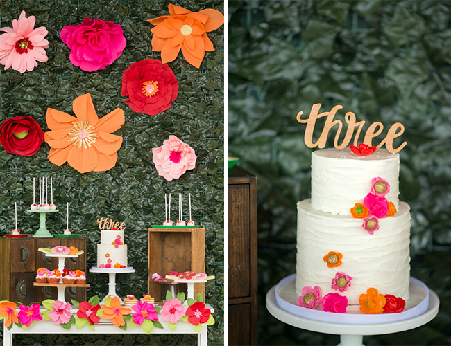 Pink Wildflower Birthday Party