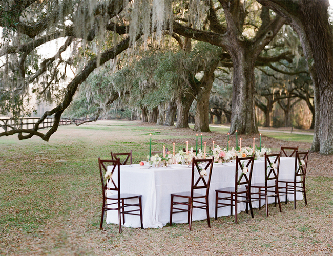Mint & Blush Charleston Wedding