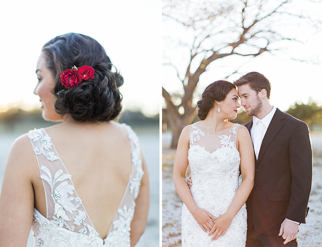 Black and Red Valentine's Day Wedding