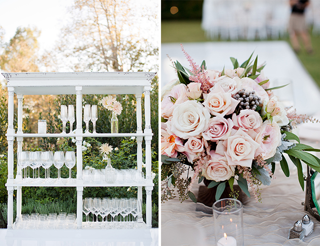 Santa Barbara Blush and Nude Wedding