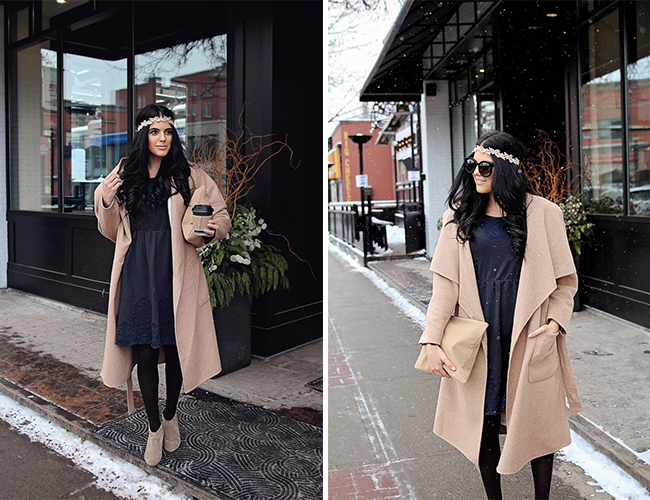 Styling a Dress in Winter with Convey The Moment